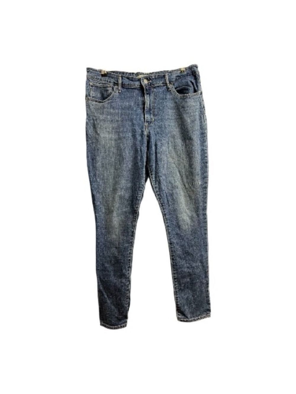 Levi's 721 High Rise Medium Wash Stretch Skinny Jeans - Picture 3 of 15